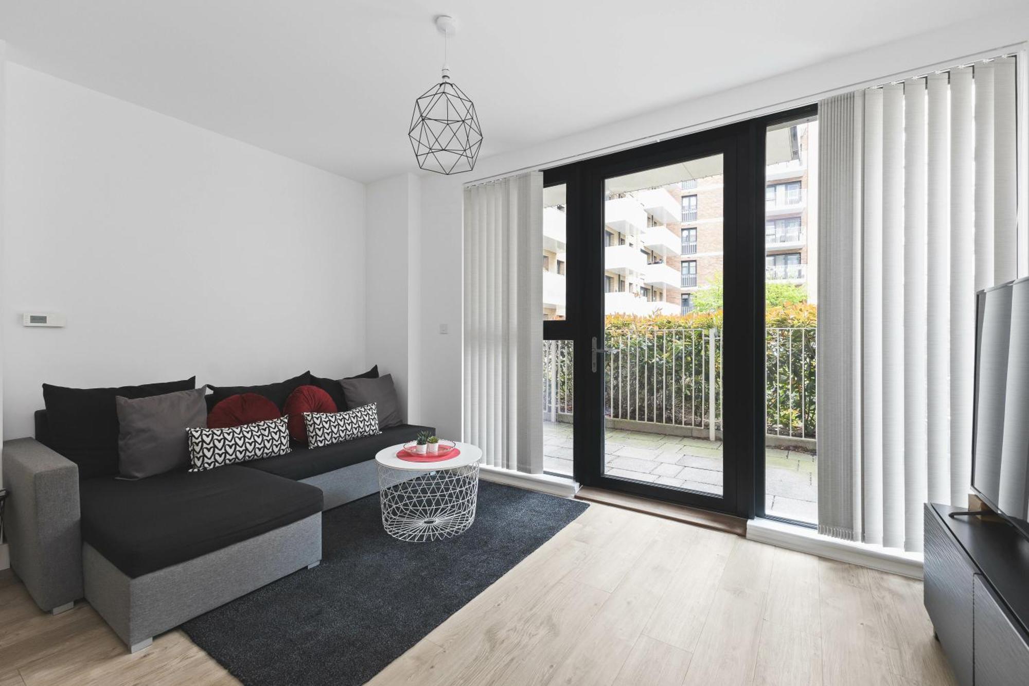 Appartement Modern 2 Bed 2 Bath With Patio Access